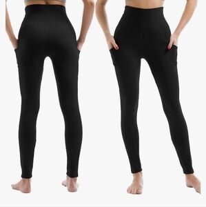 Stanpetix Leggings High Waist Full Length. Black. Size XXL. New.